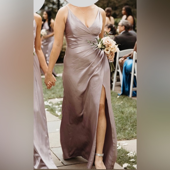 David's Bridal | Dresses | Signature Galina Bridesmaid Gown In Purple Haze